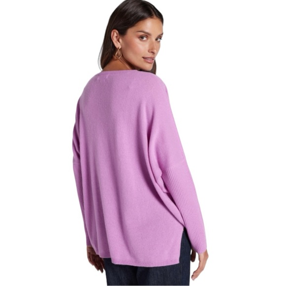 NOTSHY Faustine V-Neck Cashmere Poncho Sweater size S/M - Picture 11 of 13